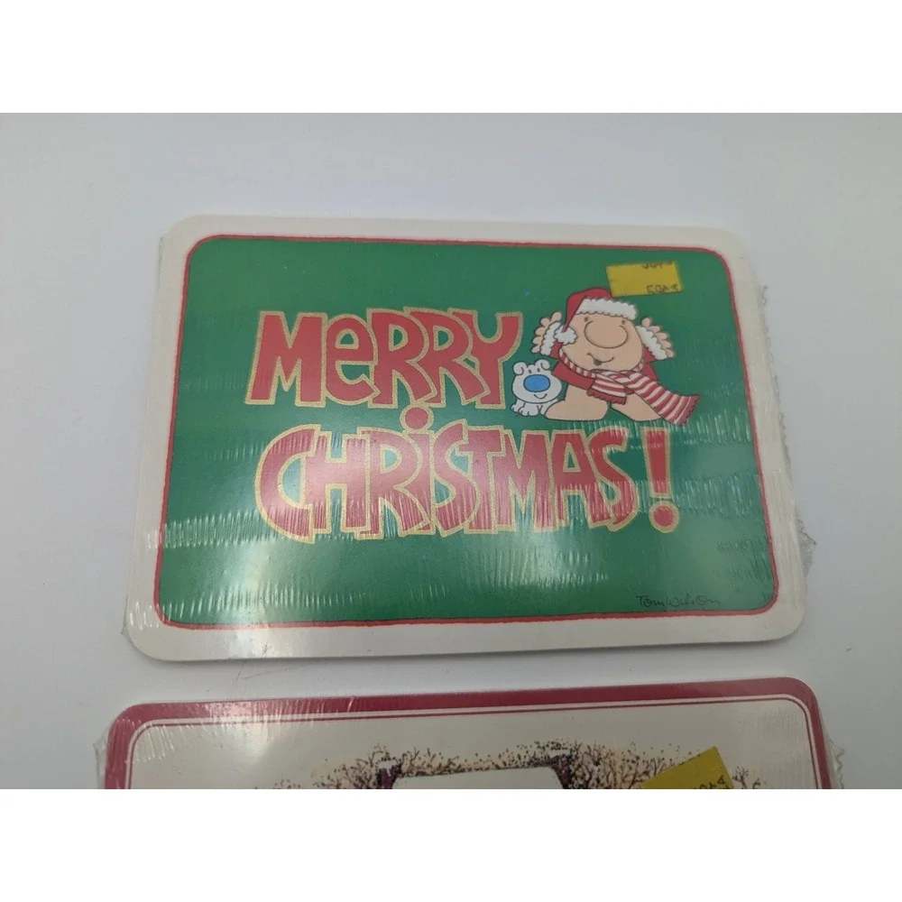 NOS Vintage American‎ Greetings Christmas Postcards Set Lot Holiday Cards